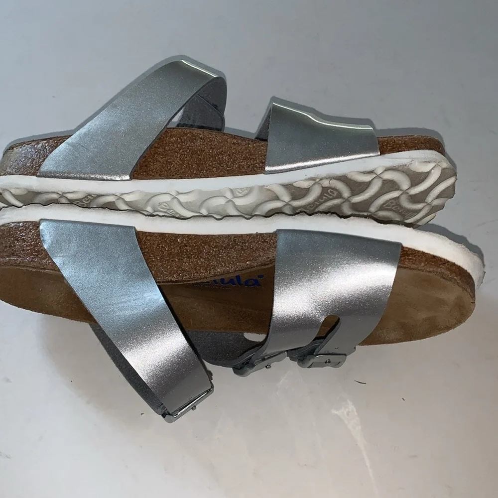 Betula Leo Silver Sandals by Birkenstock 38 - Picture 6 of 12